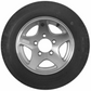 Kenda 4.80-12 Bias Trailer Tire with 12" Aluminum Wheel - 5 on 4-1/2 - Load Range C