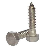 18-8 SS HEX HEAD LAG BOLT * 3/8-7 X 1-1/2