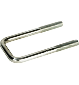 304 SS Square Bend U-Bolt 1/2"-13 x3 1/8" x 4 3/8"