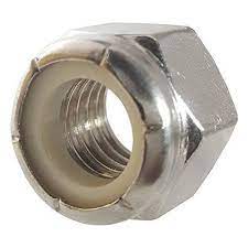 18-8 SS NYLON INSERT LOCK NUT UNC * 3/8"-16