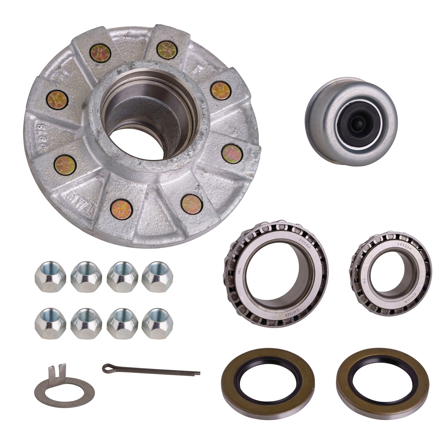 Galvenized 8 Lug Assembly Kit - 865-#42